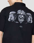 Star Wars Darth Vader And Stormtrooper Back Print Kemeja Pria
