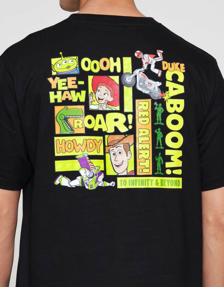 Disney All Toy Story Front Back Raster Kaos Pria