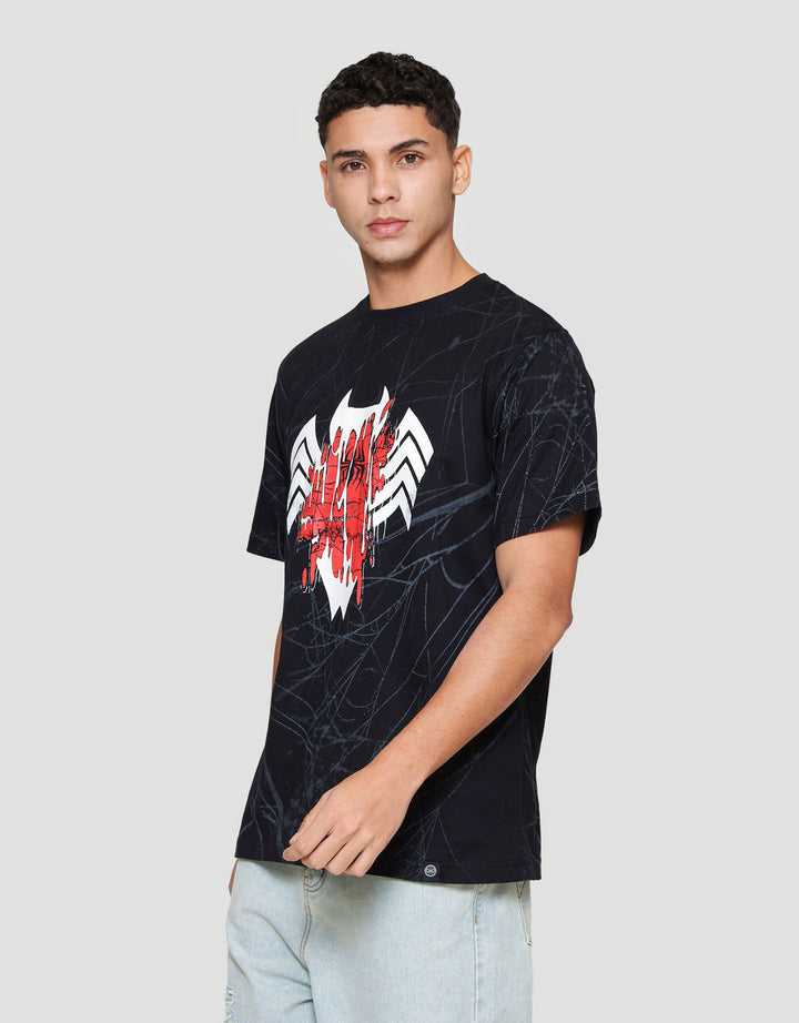 Marvel Spiderman Front Logo Kaos Pria