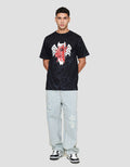 Marvel Spiderman Front Logo Kaos Pria