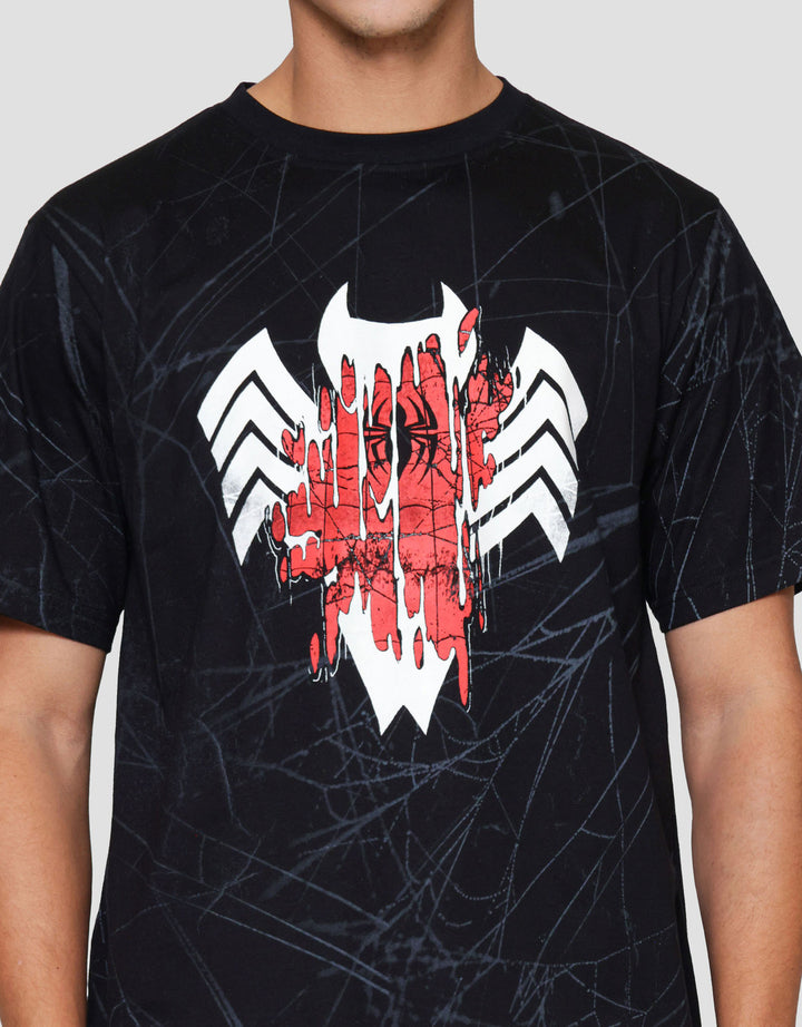 Marvel Spiderman Front Logo Kaos Pria