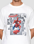 Marvel Amazing Spiderman Flying Kaos Pria