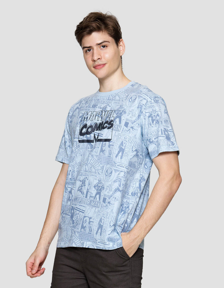 Marvel Comics Kaos Lengan Pendek Pria