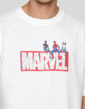 Marvel Logo Spiderman Multiverse Applique Kaos Pria