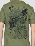 Star Wars Front Back Portrait Kaos Lengan Pendek Pria