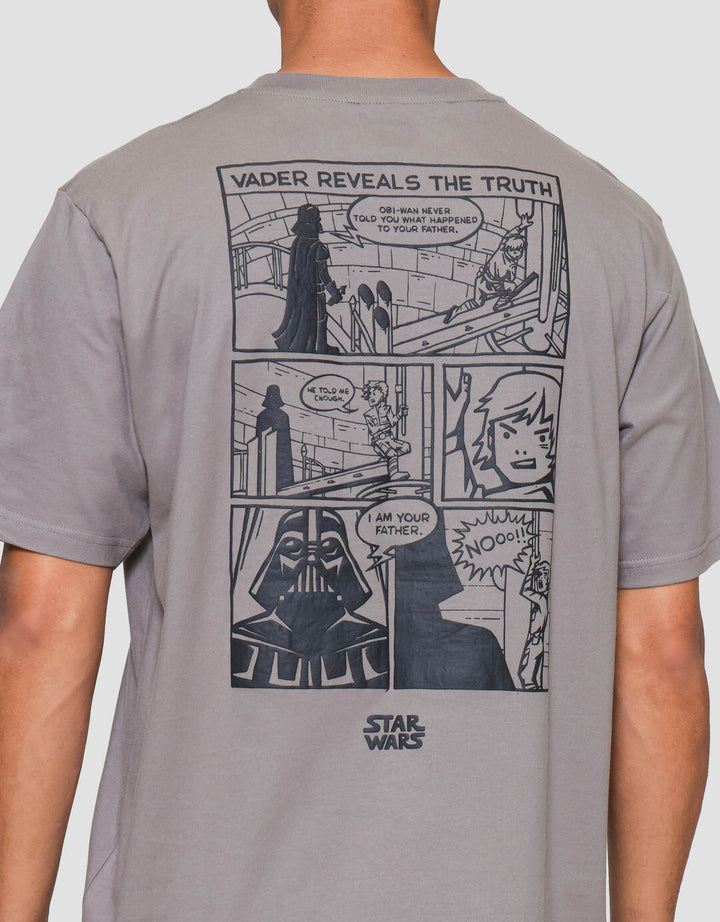 Star Wars Darth Vader Luke Skywalker Comics Kaos Pria