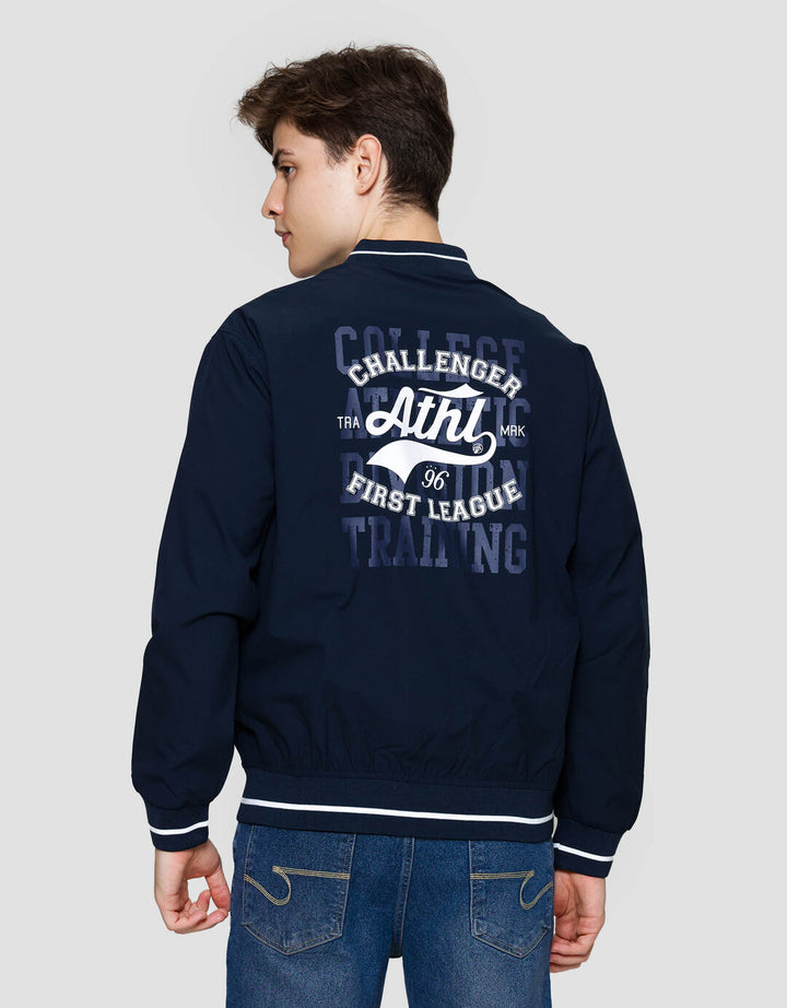 Nevada Nylon With Embro Patches Jaket Pria