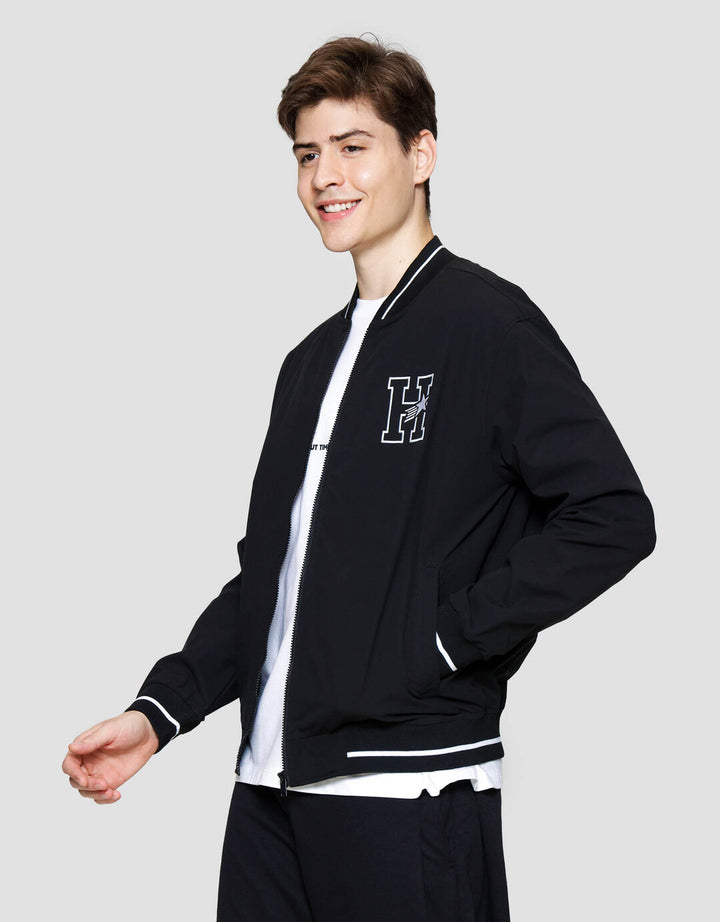 Nevada Nylon With Embro Patches Jaket Pria