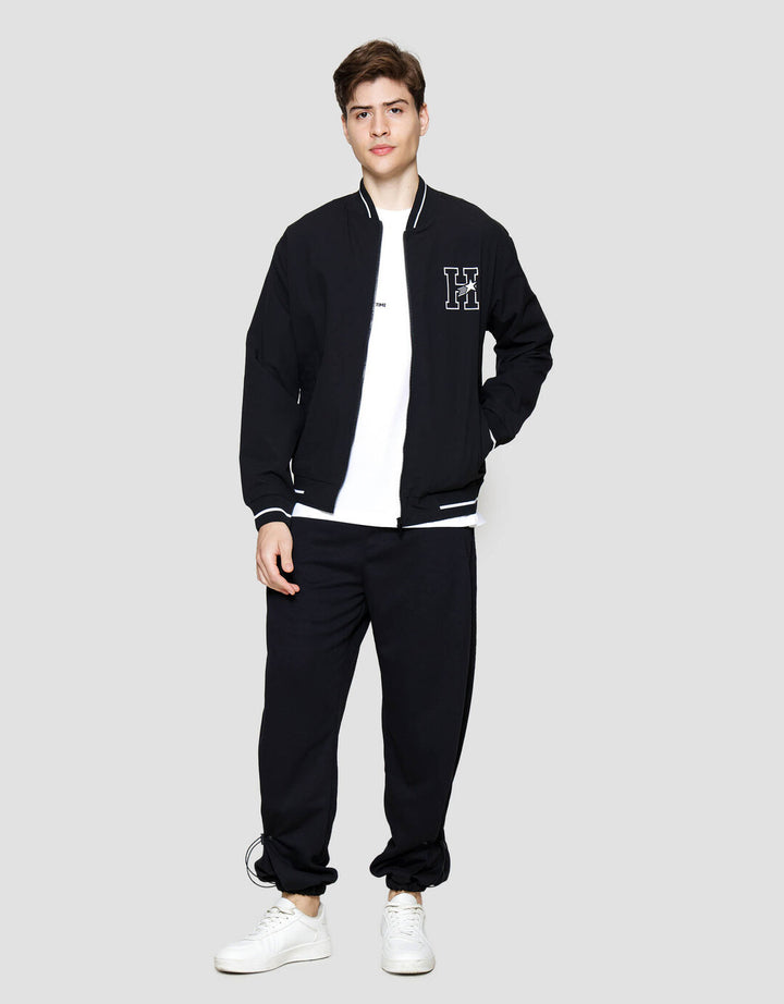 Nevada Nylon With Embro Patches Jaket Pria