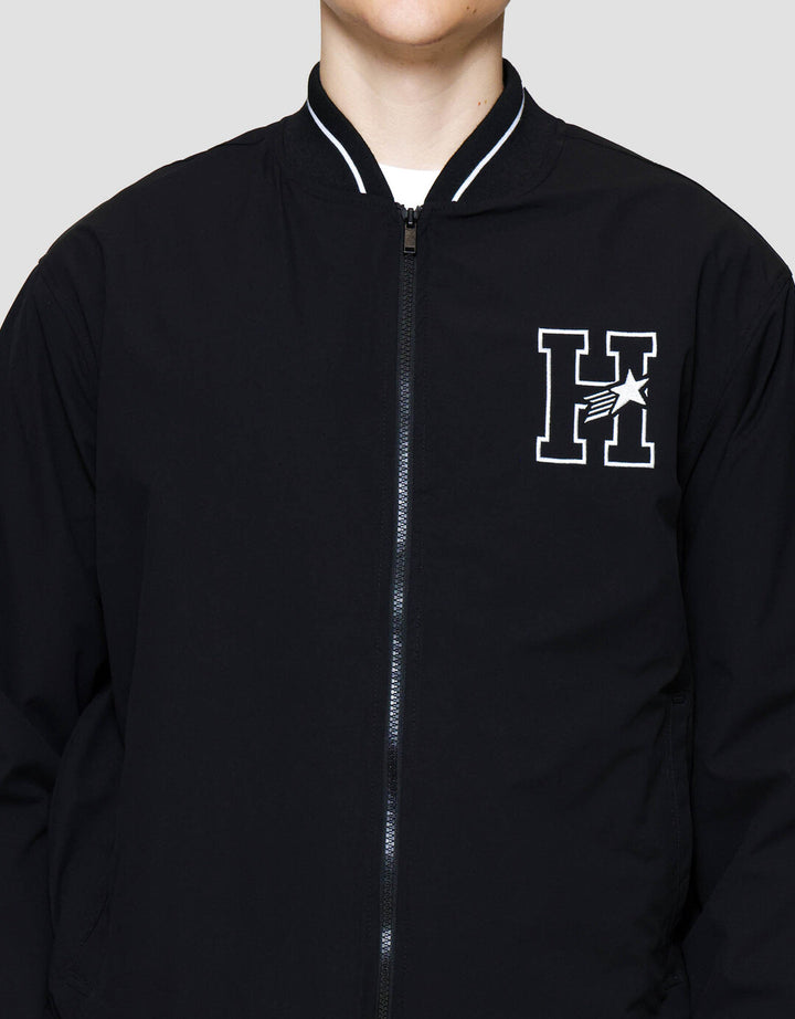 Nevada Nylon With Embro Patches Jaket Pria