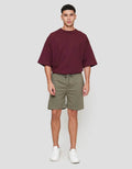 Nevada Knit Baggy Fit Horizontal Side Pocket Celana Pendek Pria