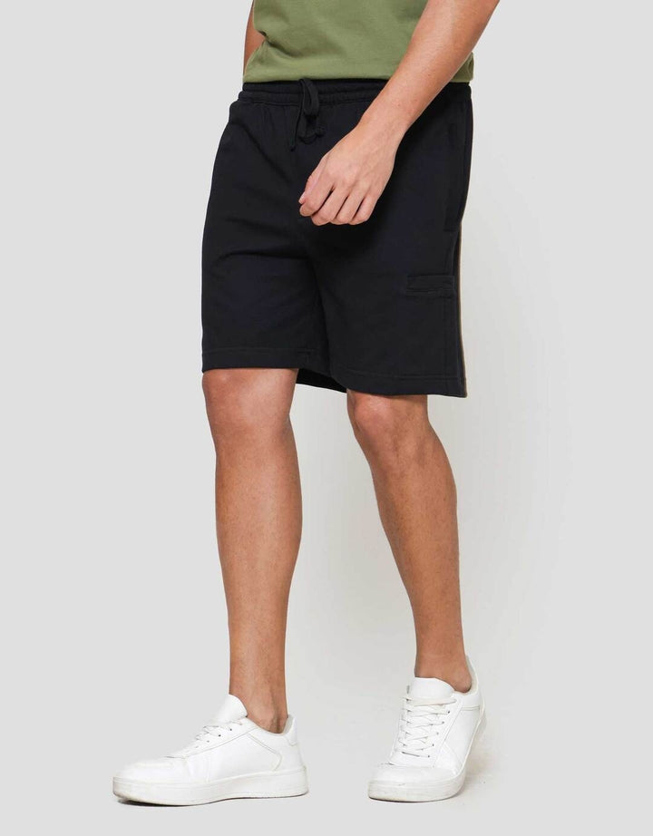 Nevada Knit Baggy Fit Horizontal Side Pocket Celana Pendek Pria