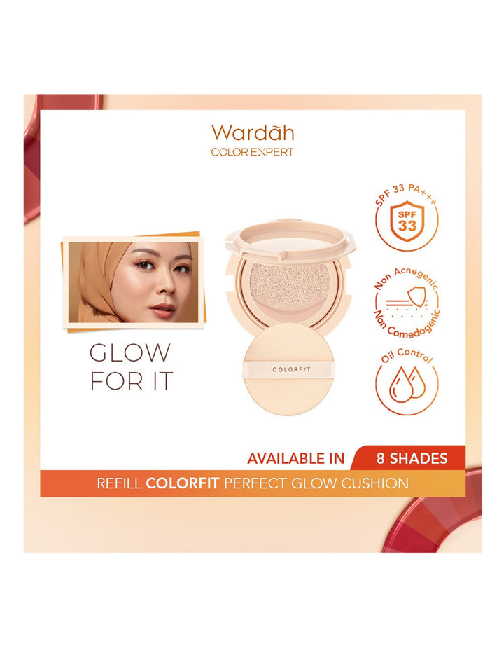 Wardah Colorfit Perfect Glow Cushion Shell 15 G