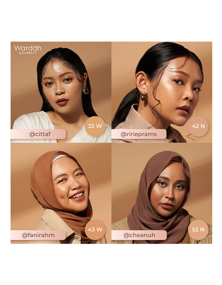 Wardah Colorfit Perfect Glow Cushion Creme Beige 15 G