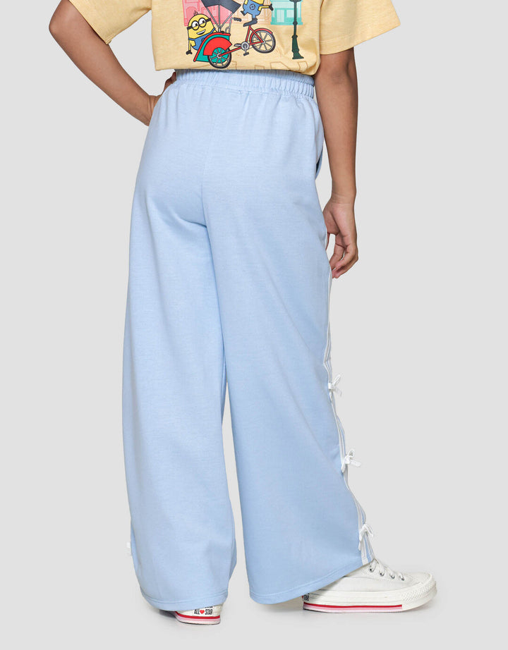 Nevada Stripe Aplikasi Pita Celana Panjang Anak Perempuan