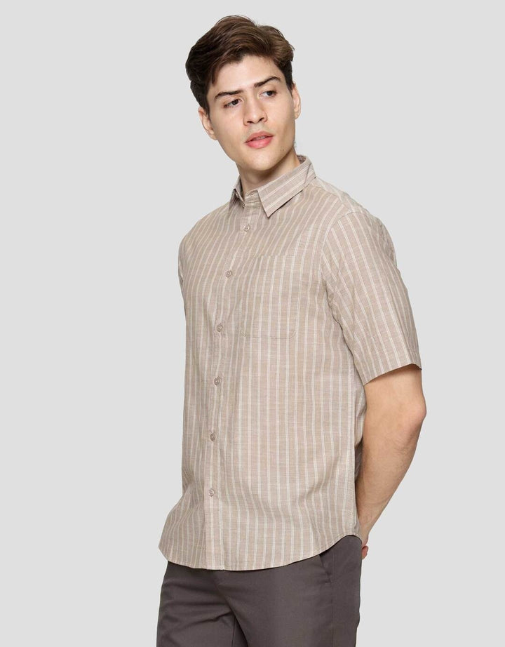 Cole/ Stripe Cotton Kemeja Pria