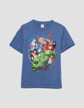 Marvel Avg Team Iron Capt Kaos Lengan Pendek Anak Laki-laki