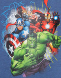 Marvel Avg Team Iron Capt Kaos Lengan Pendek Anak Laki-laki