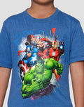 Marvel Avg Team Iron Capt Kaos Lengan Pendek Anak Laki-laki
