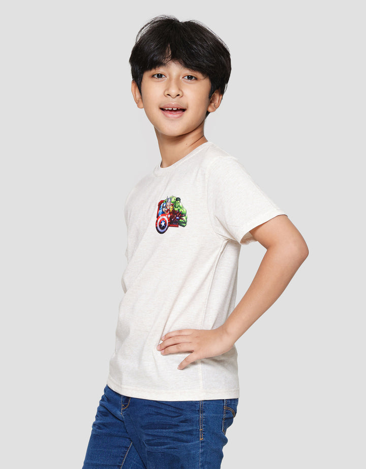 Marvel Avenger Team Dada Kaos Anak Laki-laki