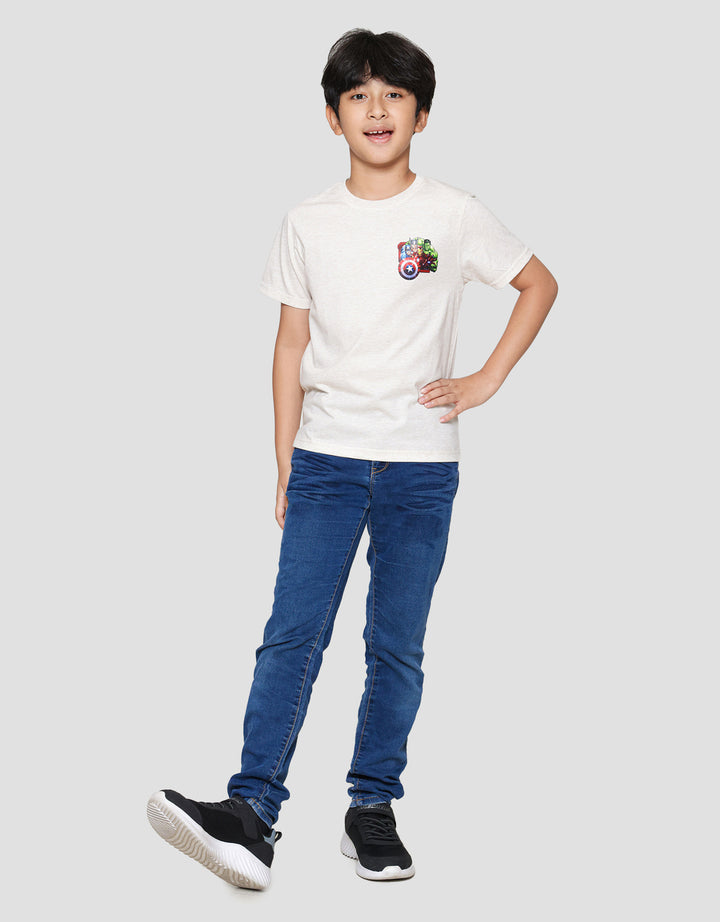 Marvel Avenger Team Dada Kaos Anak Laki-laki