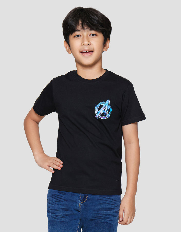 Marvel Avenger Logo A Dada Kaos Anak Laki-laki