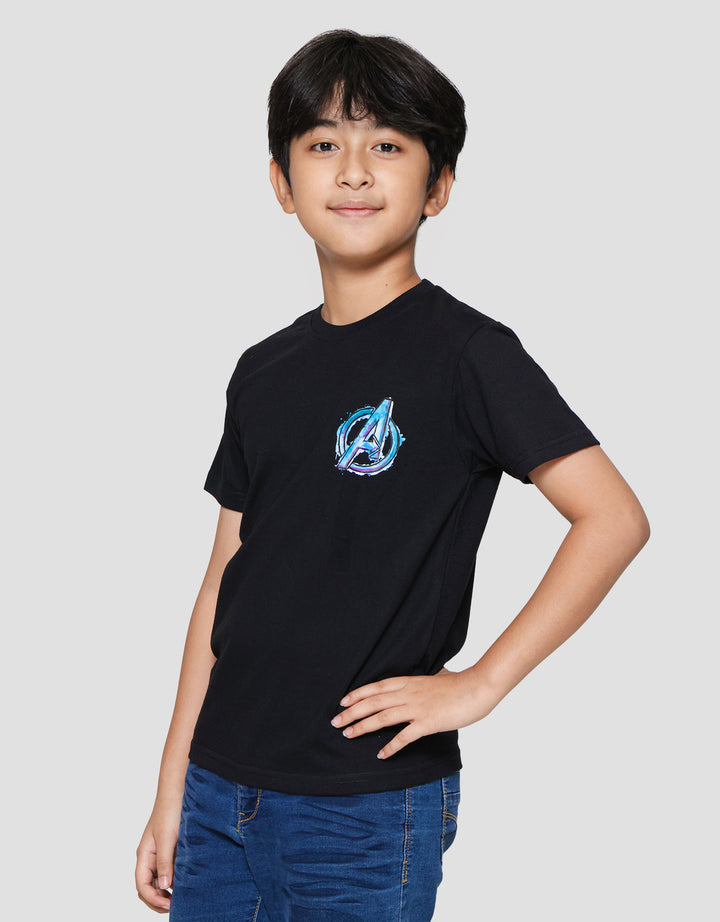 Marvel Avenger Logo A Dada Kaos Anak Laki-laki