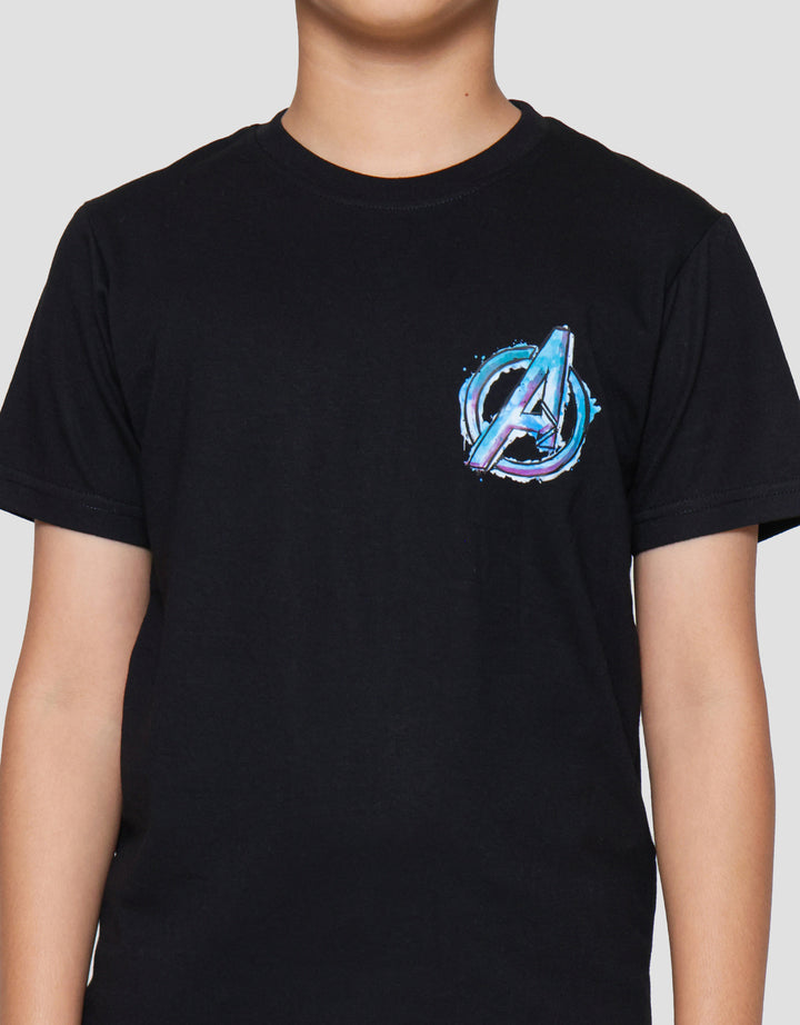 Marvel Avenger Logo A Dada Kaos Anak Laki-laki