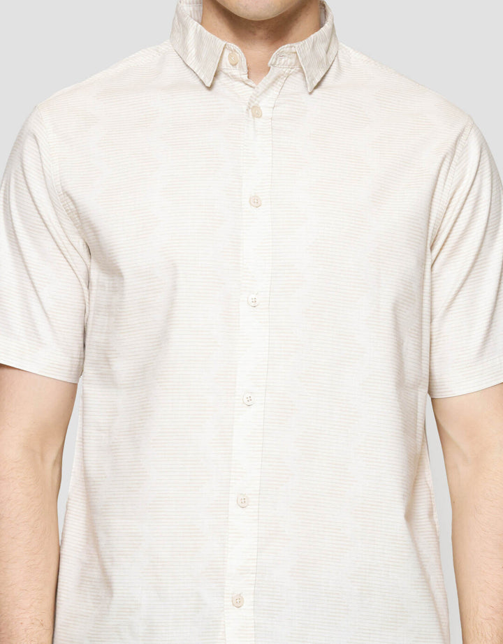 Cole Aop Chevron Kemeja Lengan Pendek Pria