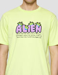Disney Alien Wording Kaos Lengan Pendek Pria