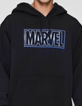 Marvel Logo Glow Like Jaket Hoodie Pria