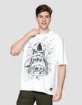 Star Wars Print Stromtrooper Kaos Lengan Pendek Pria