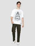Star Wars Print Stromtrooper Kaos Lengan Pendek Pria