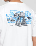 Star Wars Star Wars Logo Front Back Print  Kaos Pria