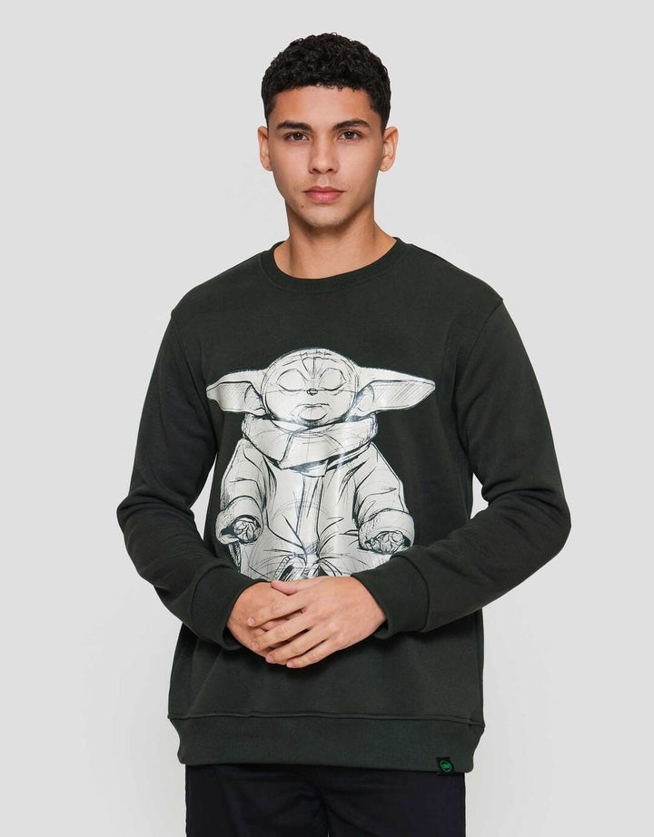 Star Wars Sweatshirt Grogu Sweater Pria