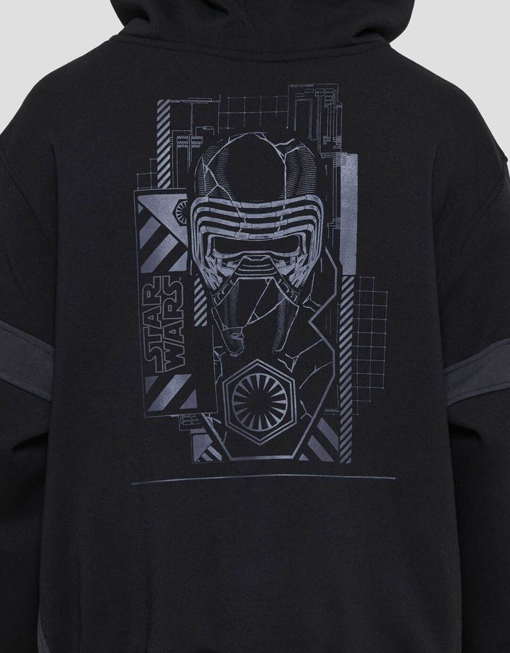 Star Wars Kylo Ren Cut & Sewn Jaket Hoodie Pria