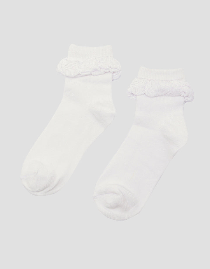 Little M Renda Polos Kaos Kaki Anak Perempuan