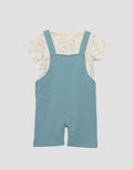 Little M Knit Team Dino Jumpsuit Overall Anak Laki-laki