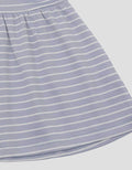 Little M Textured Salur Midi Dress Anak Perempuan