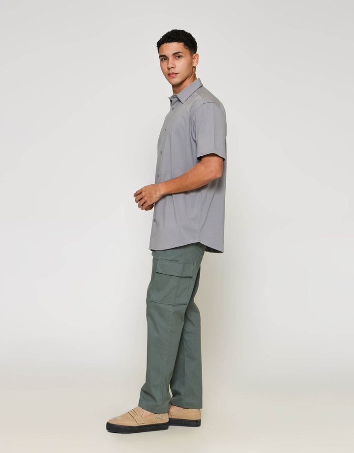 ZES Knit Workwear Alexss Kemeja Pria ALEXSS