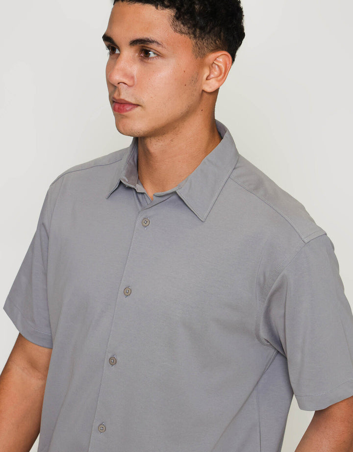 ZES Knit Workwear Alexss Kemeja Pria ALEXSS