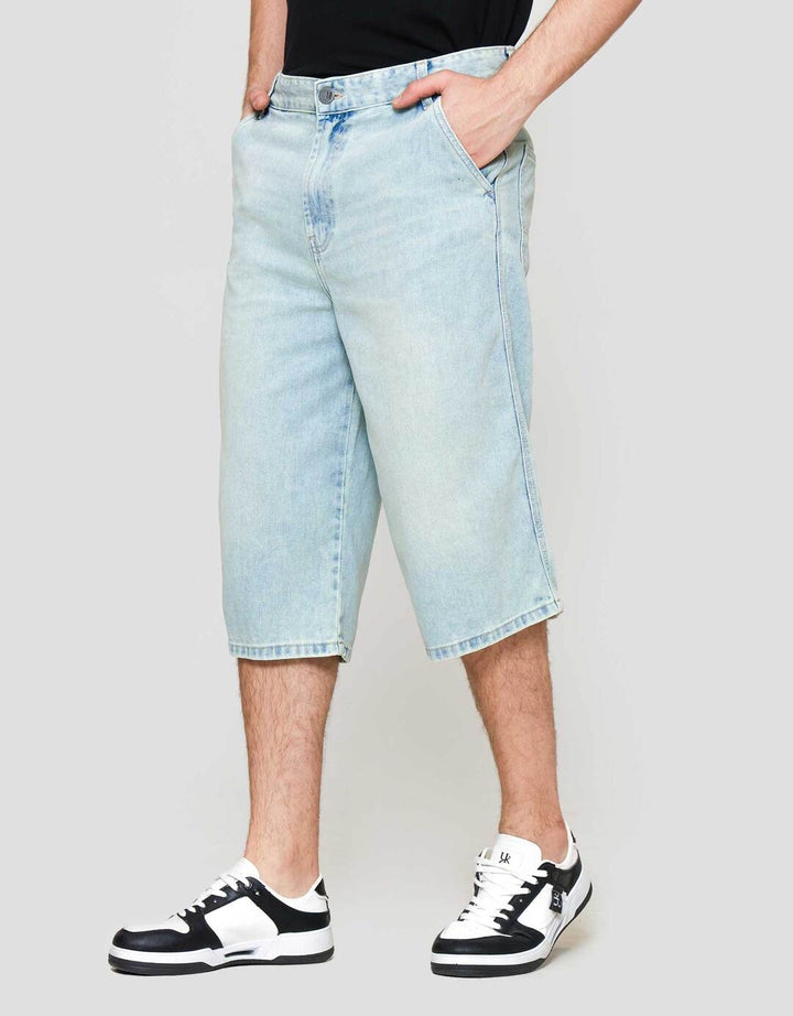 Nevada Jorts Basic Celana Pendek Denim Pria