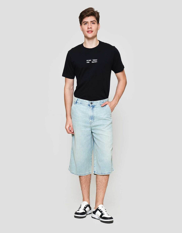 Nevada Jorts Basic Celana Pendek Denim Pria