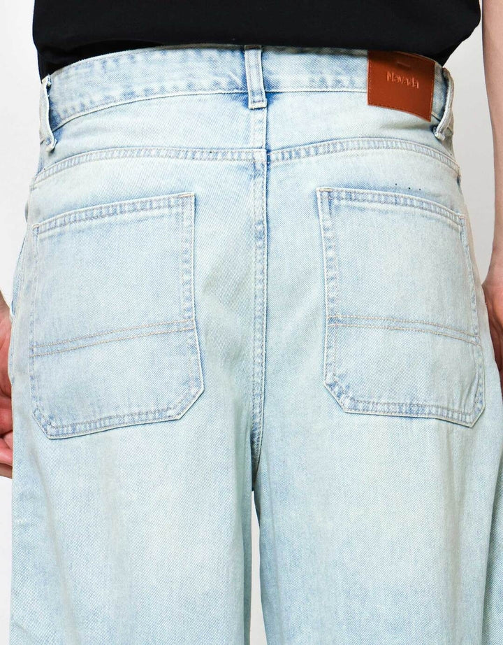 Nevada Jorts Basic Celana Pendek Denim Pria