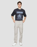 Nevada Loose Fit Multiple Pocket Celana Panjang Cargo Pria