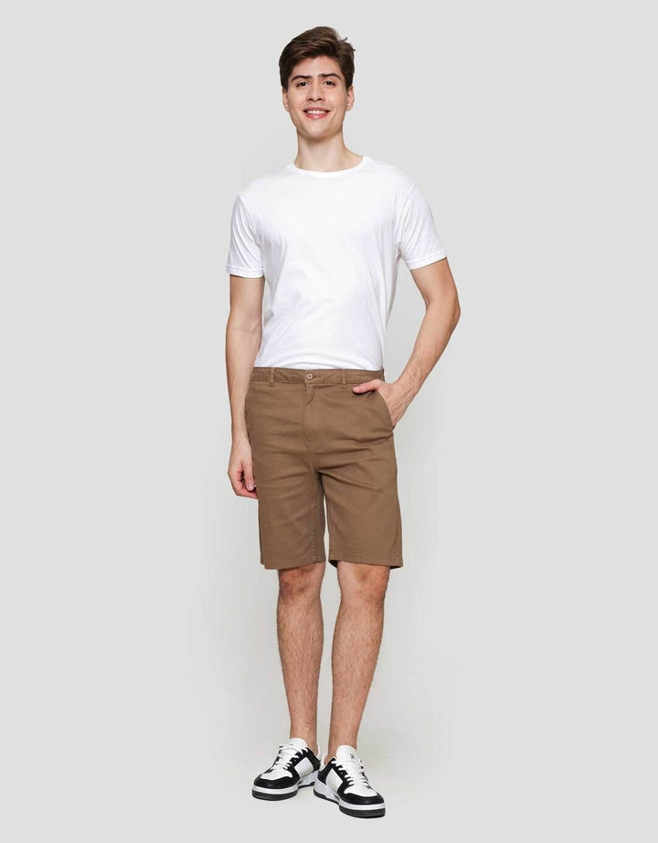 Nevada Woven Slim Fit Celana Pendek Chinos Pria