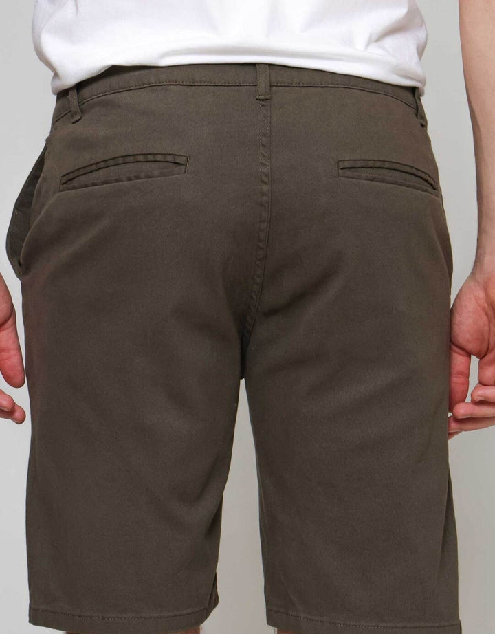 Nevada Woven Slim Fit Celana Pendek Chinos Pria