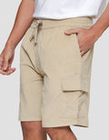 Nevada Woven Side Cargo Corduroy Celana Pendek Pria