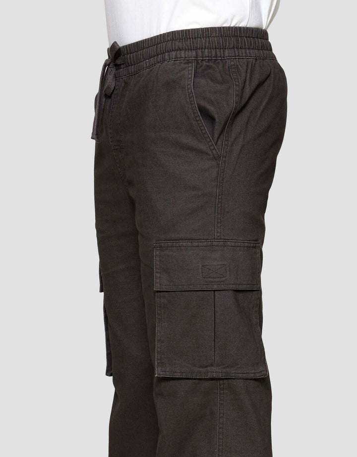 Nevada Regular Fit Drawstring Celana Panjang Cargo Pria
