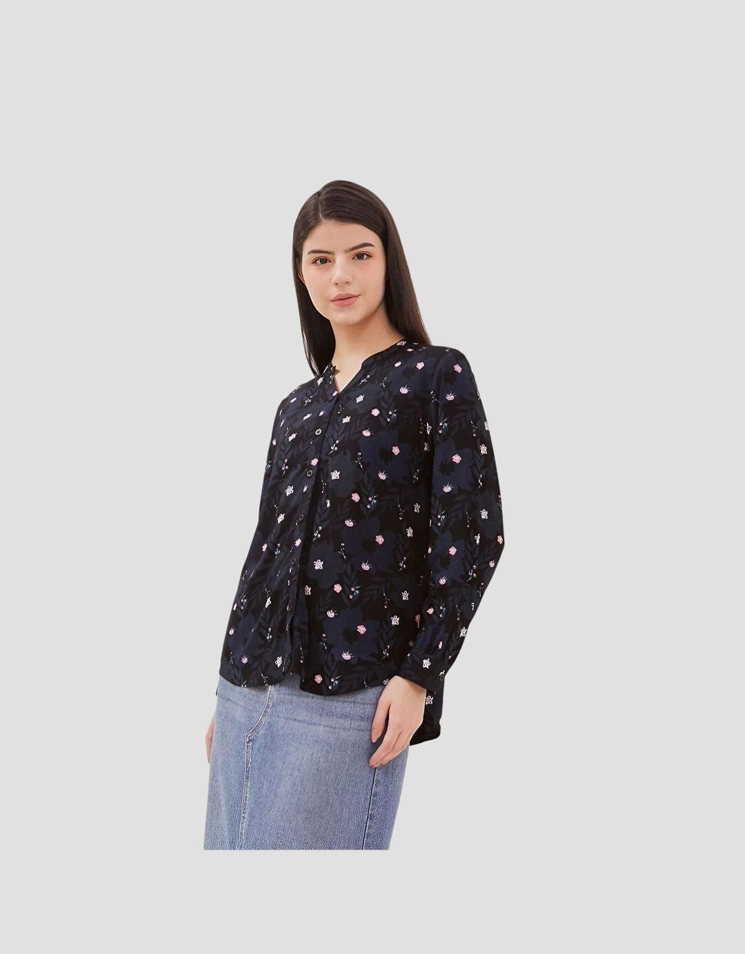 Dust Kamaya Blus Bunga Comfease Wanita